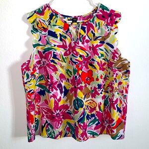 Shein floral blouse